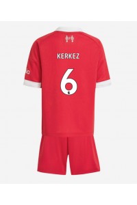 Fotbalové Dres Liverpool Milos Kerkez #6 Dětské Domácí Oblečení 2025-26 Krátký Rukáv (+ trenýrky)